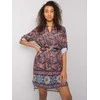 Italy Moda Suknelė-DHJ-SK-5766.60-tamsiai mėlyna