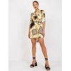 Italy Moda Suknelė-DHJ-SK-5766AB-6.76-šviesiai geltona
