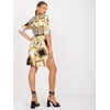 Italy Moda Suknelė-DHJ-SK-5766AB-6.76-šviesiai geltona