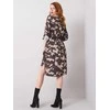 Italy Moda Suknelė-DHJ-SK-5766G.30-smėlio spalvos