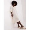Italy Moda Suknelė-DHJ-SK-6057.93-šviesiai smėlio spalvos