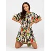 Italy Moda Suknelė-DHJ-SK-6871-2.91P-juoda-žalia
