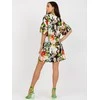 Italy Moda Suknelė-DHJ-SK-6871-2.91P-juoda-žalia