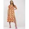 Italy Moda Suknelė-DHJ-SK-7006-3,39-geltona