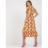 Italy Moda Suknelė-DHJ-SK-7006-3,39-geltona