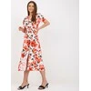 Italy Moda Suknelė-DHJ-SK-7006-5,77-balta-raudona