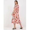 Italy Moda Suknelė-DHJ-SK-7006-5,77-balta-raudona
