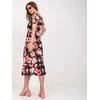 Italy Moda Suknelė-DHJ-SK-7006.48-juoda-raudona