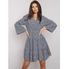 Italy Moda Suknelė-DHJ-SK-8777A.66P-tamsiai mėlyna