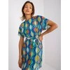 Italy Moda Suknelė-DHJ-SK-9651.51-mėlyna