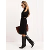 Italy Moda Sukienka-IR-SK-W2539.11-juoda