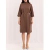 Italy Moda Sukienka-IR-SK-W2539.11-ruda