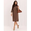 Italy Moda Sukienka-IR-SK-W2539.11-ruda
