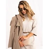 Italy Moda Sukienka-IR-SK-W2539.11-smėlio spalva
