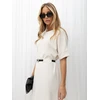 Italy Moda Sukienka-IR-SK-W2578.80-jasny smėlio spalva