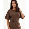 Italy Moda Sukienka-IR-SK-W2578.80-jasny ruda