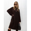Suknelė Italy Moda Sukienka-IR-SK-W2598.79-ciemny ruda