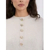 Suknelė Italy Moda Sukienka-IR-SK-W2598.79-smėlio spalva