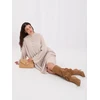 Suknelė Italy Moda Sukienka-IR-SK-W2598.79-smėlio spalva