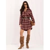 Italy Moda Sukienka-MI-SK-4416.02P-bordinė