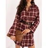 Italy Moda Sukienka-MI-SK-4416.02P-bordinė