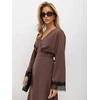 Italy Moda Sukienka-MI-SK-92477.18P-ciemny bezowy