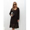 Italy Moda Sukienka-MI-SK-A1418.36-ciemny ruda