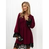 Suknelė Italy Moda Sukienka-MI-SK-A1763.02-bordinė
