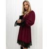 Suknelė Italy Moda Sukienka-MI-SK-A1763.02-bordinė