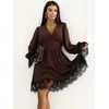 Suknelė Italy Moda Sukienka-MI-SK-A1763.02-ruda