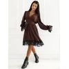 Suknelė Italy Moda Sukienka-MI-SK-A1763.02-ruda