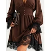 Suknelė Italy Moda Sukienka-MI-SK-A1763.02-ruda