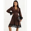 Suknelė Italy Moda Sukienka-MI-SK-A1763.02-ruda