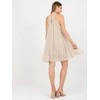 Italy Moda Suknelė-DHJ-SK-0010.35-šviesiai smėlio spalvos
