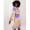 Italy Moda Suknelė-DHJ-SK-10201-1,85-šviesiai violetinė