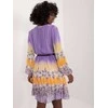 Italy Moda Suknelė-DHJ-SK-10201-1,85-šviesiai violetinė
