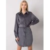 Italy Moda Suknelė-DHJ-SK-10333.12P-grafitas