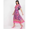 Italy Moda Suknelė-DHJ-SK-11331-3,61-tamsiai rožinė