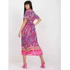 Italy Moda Suknelė-DHJ-SK-11331-3,61-tamsiai rožinė