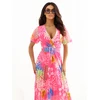 Italy Moda Suknelė-DHJ-SK-11331-4,99-tamsiai rožinė