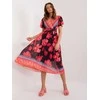 Italy Moda Suknelė-DHJ-SK-11331-5,19-juoda-raudona