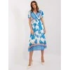 Italy Moda Suknelė-DHJ-SK-11331-5,19-mėlyna