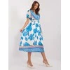 Italy Moda Suknelė-DHJ-SK-11331-5,19-mėlyna
