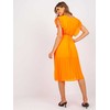 Italy Moda Suknelė-DHJ-SK-1155.85-fluo oranžinė