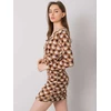 Italy Moda Suknelė-DHJ-SK-12695.26P-šviesiai ruda
