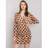Italy Moda Suknelė-DHJ-SK-12695.26P-šviesiai ruda