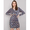 Italy Moda Suknelė-DHJ-SK-12695.26P-tamsiai mėlyna