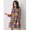 Italy Moda Suknelė-DHJ-SK-12808.64P-juoda-raudona