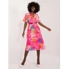 Italy Moda Suknelė-DHJ-SK-13162-3,90-tamsiai rožinė