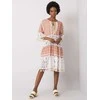 Italy Moda Suknelė-DHJ-SK-13567.41P-tamsiai oranžinė
